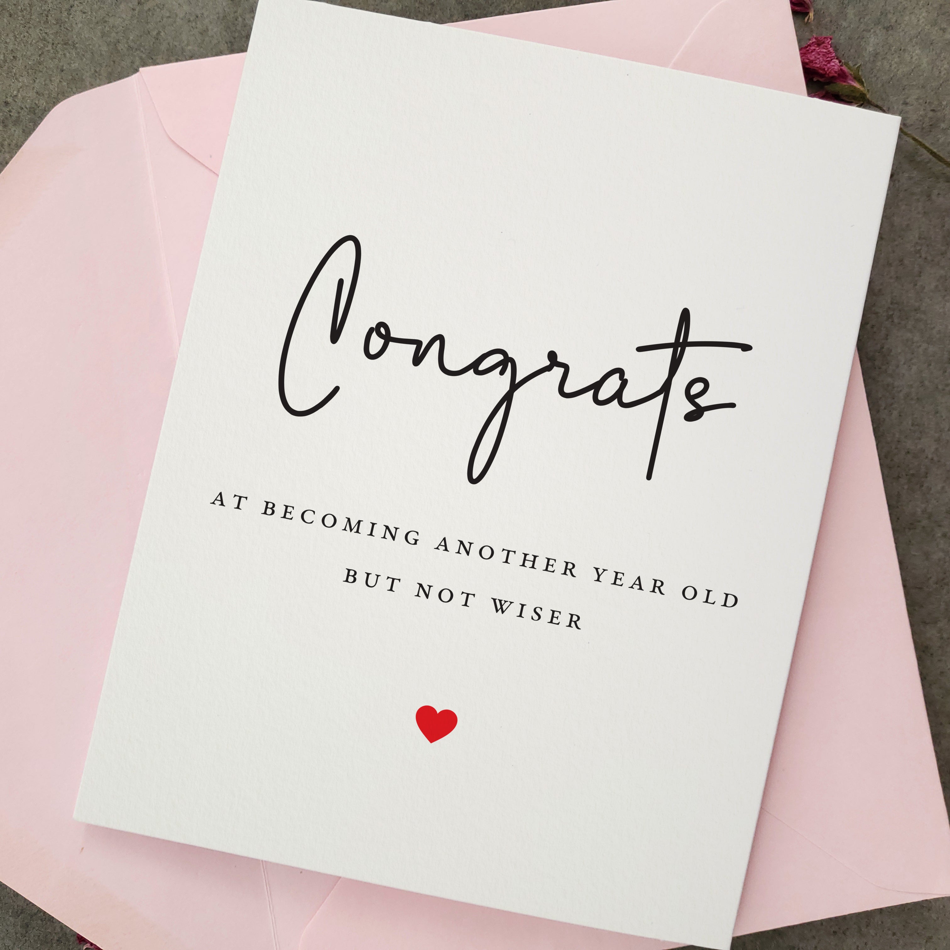 Older but not wiser Birthday Card | Birthday Cards | XOXOKristen