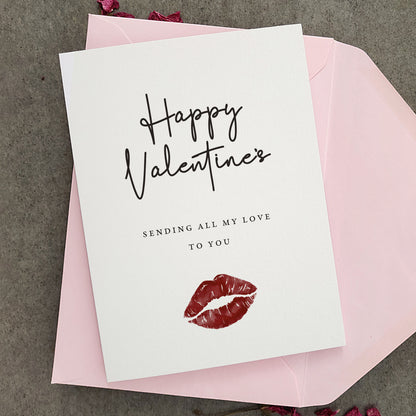 long distance happy valentines day card - XOXOKristen