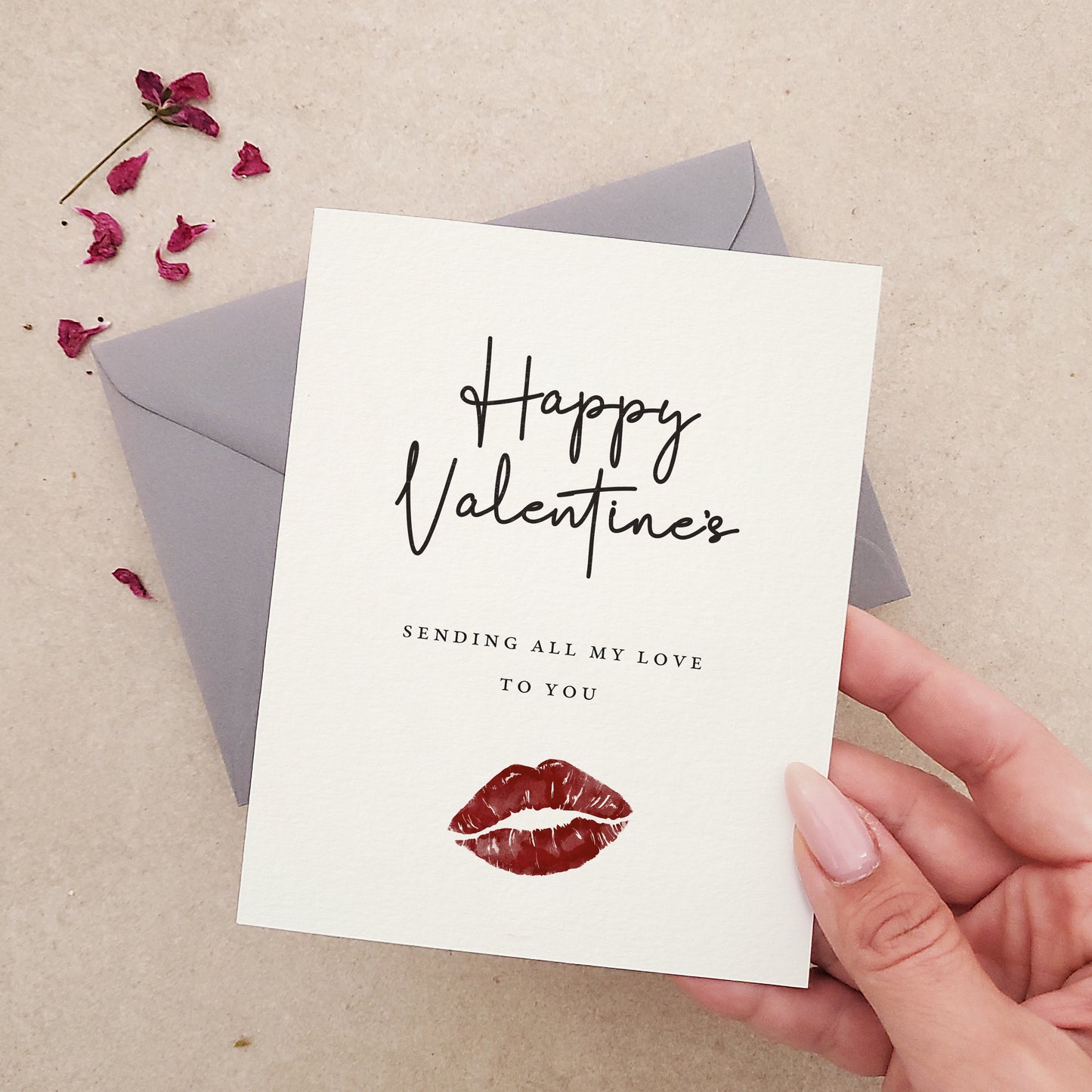 long distance happy valentines day card - XOXOKristen