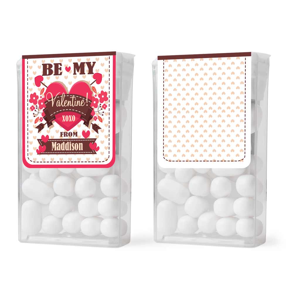 Be My Valentine Label - Custom Tic Tac Stickers - XOXOKristen